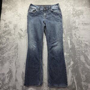 Silver Jeans Julia Jeans Womens 30x32 Bootcut Stretch Denim Western Glove Works